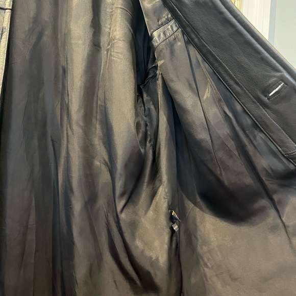 Vintage Coach Men’s Leather Jacket Black Medium - Picture 4 of 7